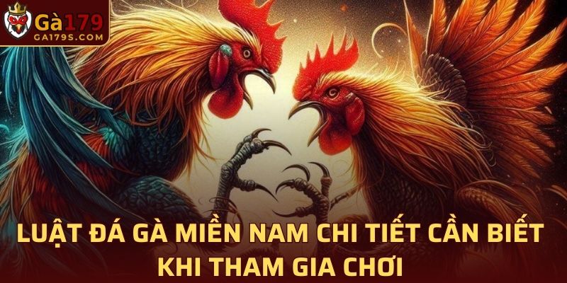 Luật đá gà miền Nam chi tiết cần biết khi tham gia chơi